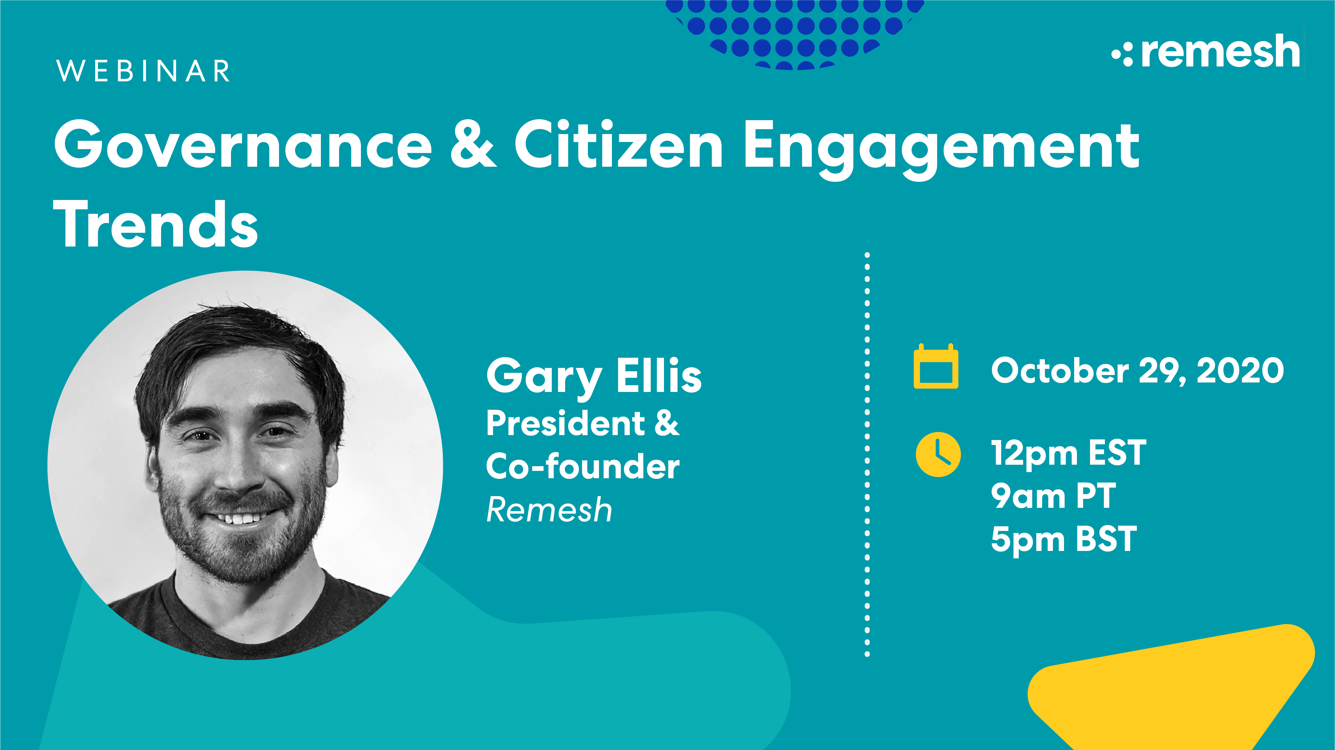 Webinar Governance Citizen Engagement